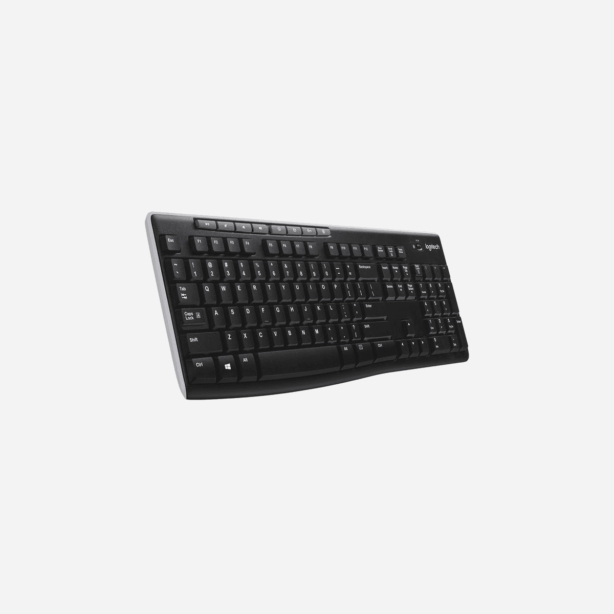 Logitech K270 Clavier Sans Fil QWERTY US International - Noir - 2 Ans D'Autonomie
